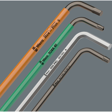 Wera Innensechskantschlüsselsatz Torx 967 9 tx xl mehrfarbig 1 (9-teilig, Torx T8 bis T40)