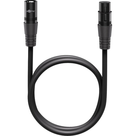 Goobay xlr-aansluitkabel (zwart, 1 meter)