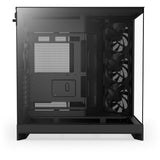 Nzxt h9 flow Midi-Tower-Gehäuse (schwarz (matt) | 2x USB-A | 1x USB-C | gehärtetes Glas)