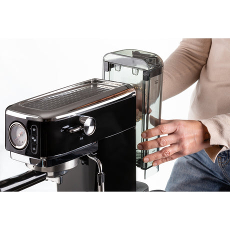 Ariete Moderna Espresso Slim 1381 12 Espressomaschine (schwarz)