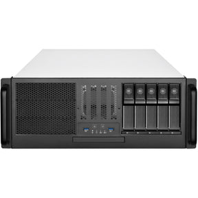 Silverstone RM41-H08 Rackgehäuse (schwarz | 2x USB-A 3.2 (5 Gbit s))