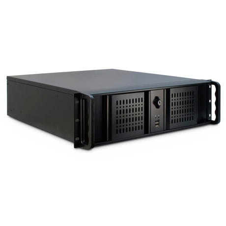 Inter-tech 3u-3098-s Rackgehäuse (schwarz | 2x USB-A)