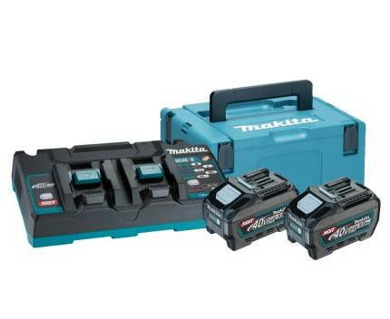 Makita 191h13-9 | Starterset | xgt dc40rb duo ladegerät + 2 x akku bl4050f | 40 V max. | 5,0 Ah in Mbox – 191h13-9