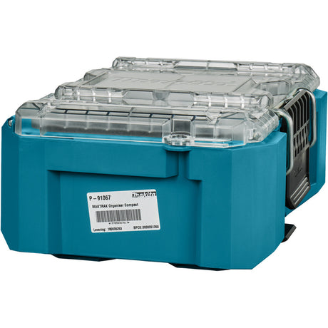 Makita Maktrak Organizer Compact P-91067 Werkzeugkasten (Blau Schwarz)