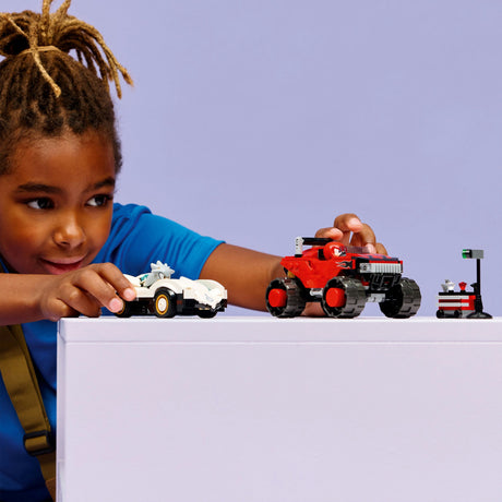 Lego Sonic the Hedgehog 77118 Silvers Car vs. Knuckles‘ Monstertruck
