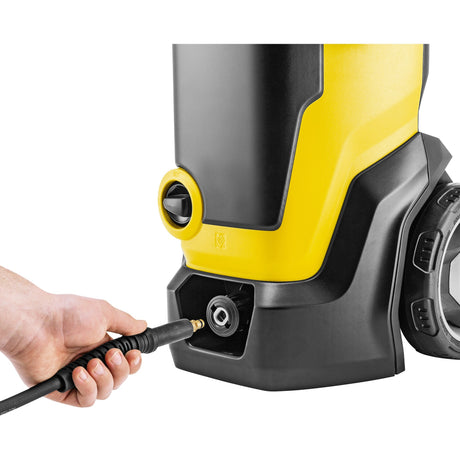 Kärcher K 7 WCM Premium Home Hochdruckreiniger (Gelb Schwarz, mit Schmutzfräse, Schlauchtrommel und Flächenreiniger)