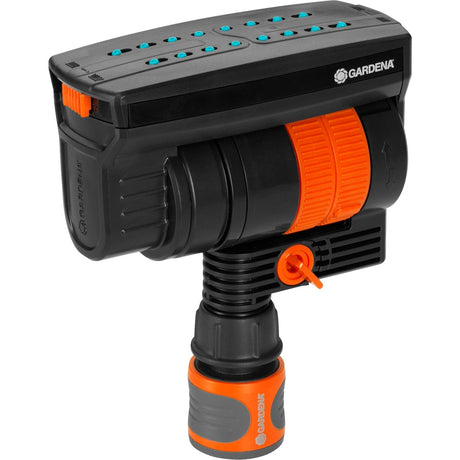 Gardena Pipeline Oszillierender Sprinkler Sprinkler (schwarz orange, 8251-20)