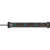 Brennenstuhl Premium-Alu-Line-Socket 6-fach