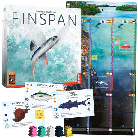 999Games 999 Games Finspan Brettspiel (niederländisch, 1 - 5 Spieler, 60 Minuten, ab 10 Jahren)