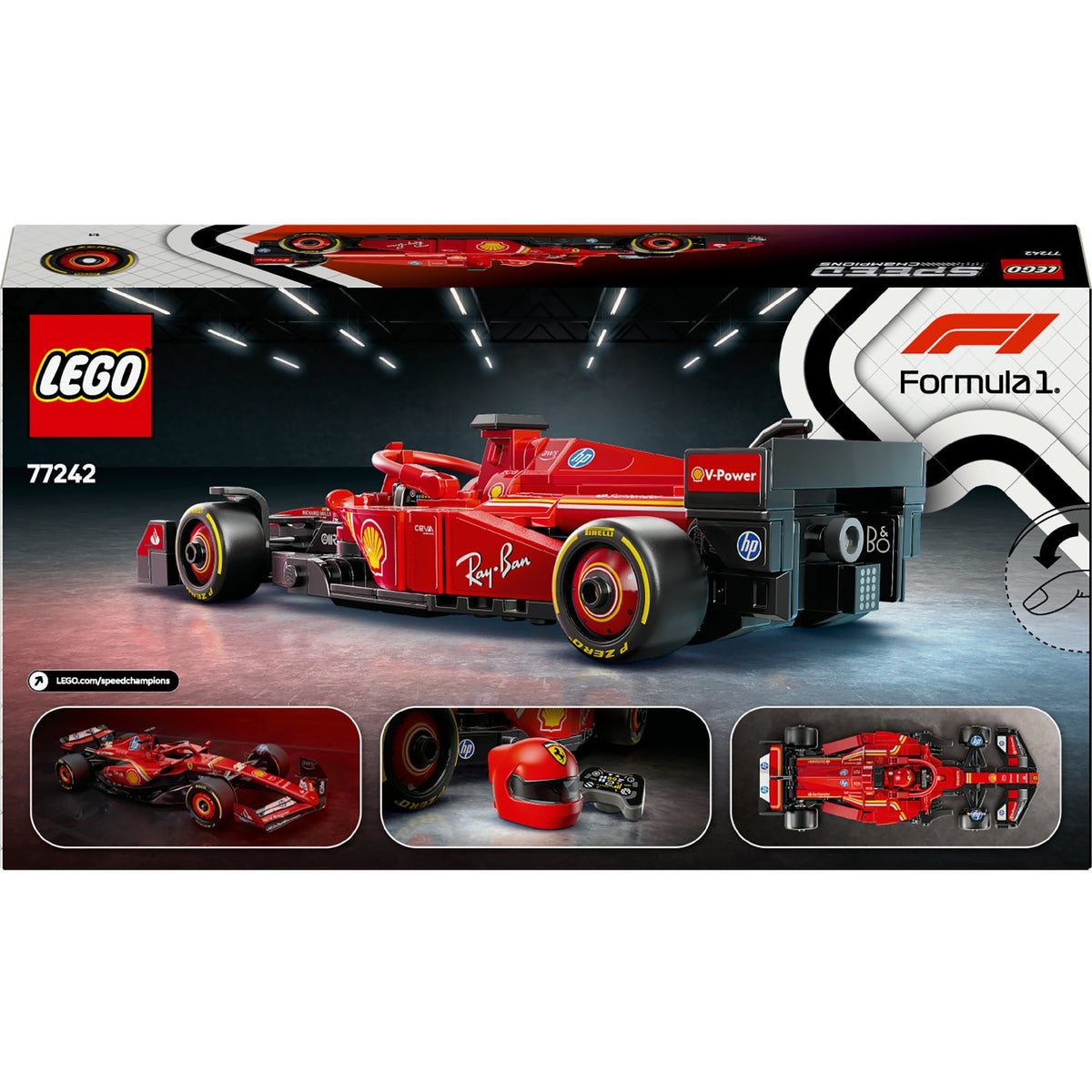 Lego Speed Champions Ferrari SF-24 F1 Rennwagen-Set – 77242