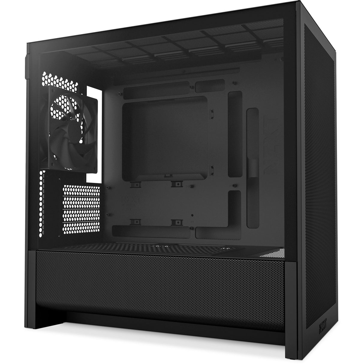 Nzxt h3 flow Midi-Tower-Gehäuse (schwarz (matt) | 1x USB-A | 1x USB-C | gehärtetes Glas)