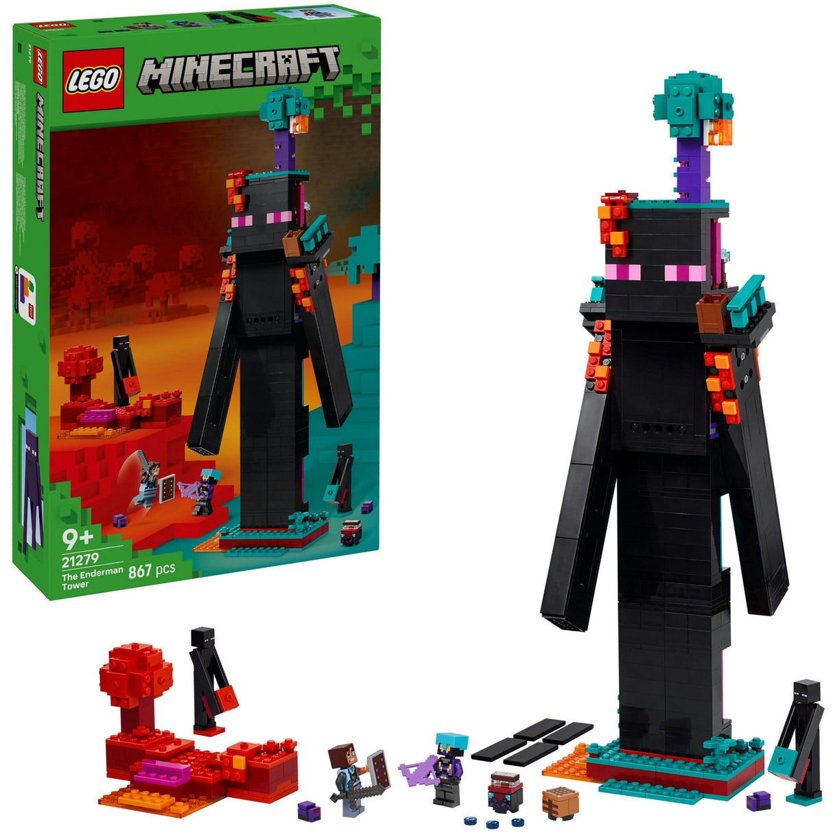 Lego Minecraft 21279 Der Enderman Tower