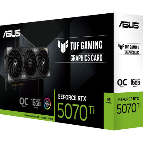 Asus Tuf Gaming GeForce RTX 5070 Ti OC 16G Grafikkarte (3x Display Port, 2x HDMI)