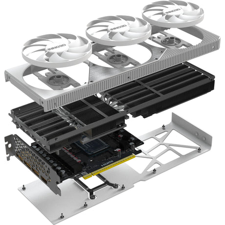Inno3d n507t3-16d7x-176068w rtx5070ti x3 oc weiß 16gb gddr7 hdmi 3xdp