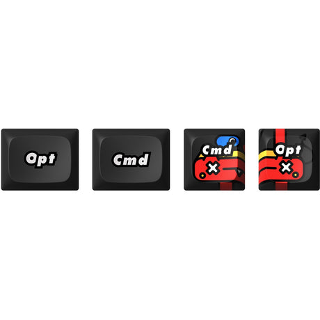 Iqunix F97 Graffiti Diary kabellose mechanische Tastatur (schwarz, US-Layout (QWERTY), TTC Gold Pink, 96 %, RGB-LEDs, Hot-Swap-fähig, PBT, 2,4 GHz | Bluetooth 5.1 | USB-C)