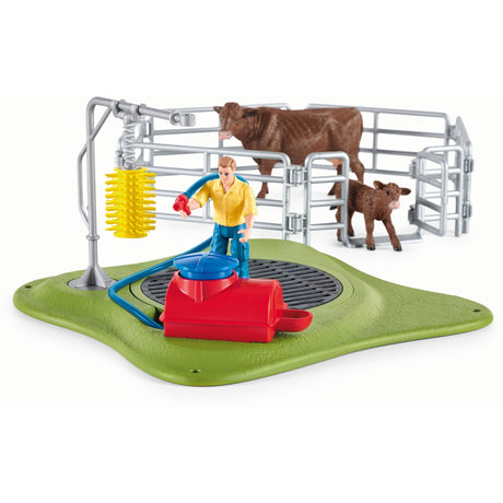 Schleich Farm World - Kuhwaschstationsfigur