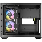 Antec cx600m argb Mini-Tower-Gehäuse (schwarz | 3x USB-A | gehärtetes Glas)