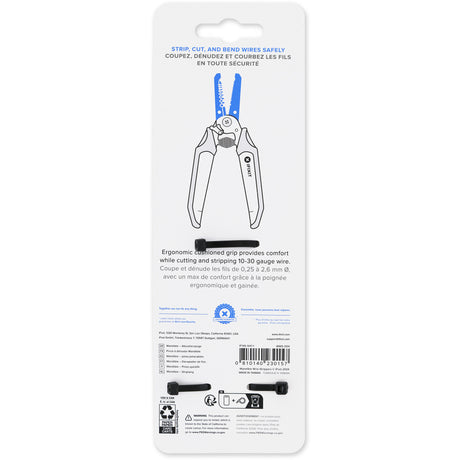 Ifixit Unterkiefer-Abisolierzange, Abisolierzange (schwarz blau)