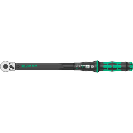 Wera Click-Torque C 3 Drehmomentschlüssel mit Umschaltknarre (schwarz grün)