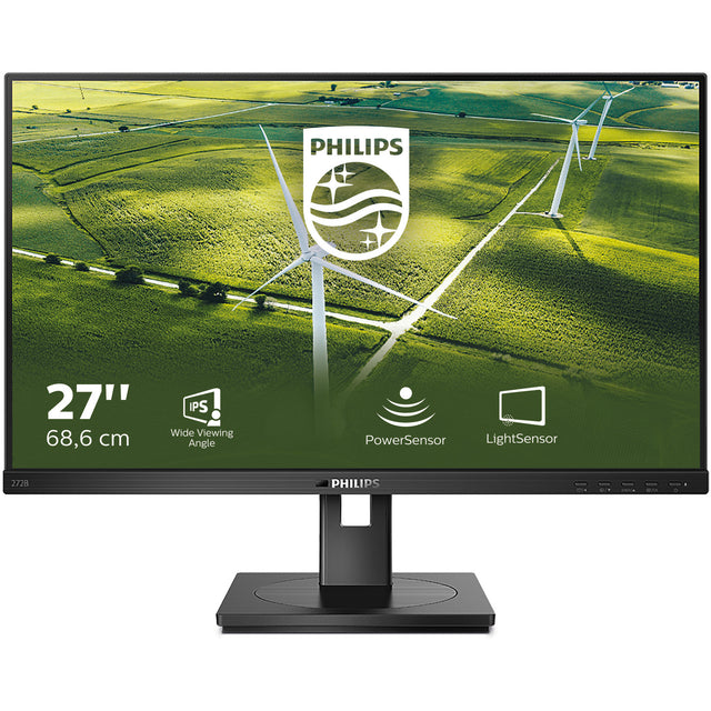 Philips 272b1g 27 Monitor (schwarz, 75 Hz, VGA, DVI-D, Display-Port, HDMI, USB, Audio)