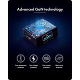 Icy Box 240W Gan Ladestation (schwarz, 4x USB-C, 2x USB-A)