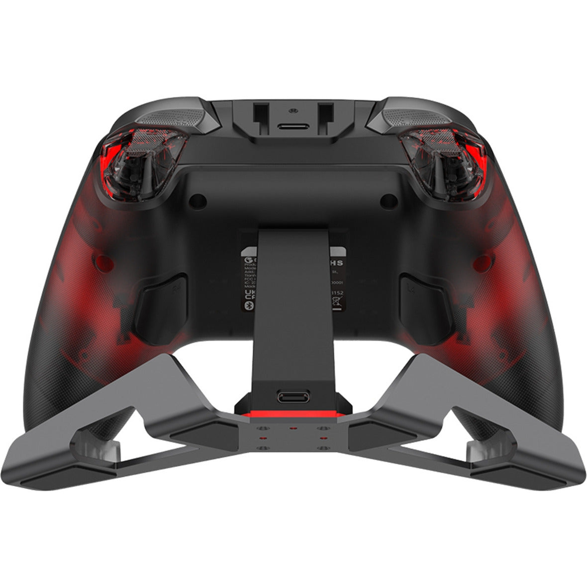 Gamesir Cyclone 2 Multiplattform-Controller – Shadow Black (Schwarz Rot, USB 2,4 GHz Bluetooth, Switch, Android, iOS, PC)