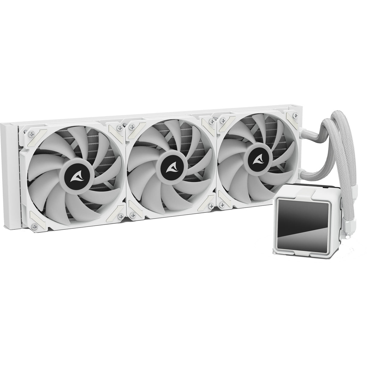 Sharkoon S60 ArGB Wasserkühlung (weiß, 4-Pin-PWM)