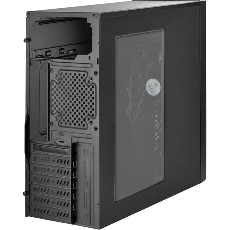 Silverstone sst-ps13b Midi-Tower-Gehäuse (schwarz | 2x USB-A)