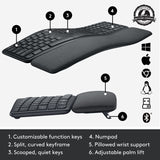 Logitech K860 Ergastature