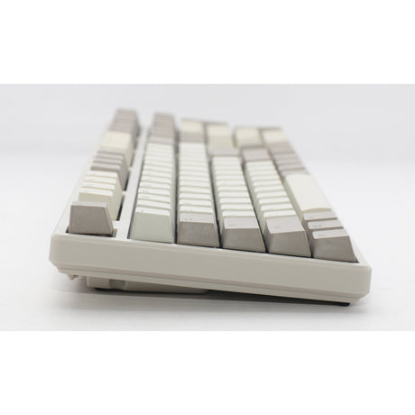 Ducky Origin Vintage, Tastatur (grau, US-Layout, Cherry MX Blue, Hot Swap, PBT-Double-Shot-Tastenkappen)