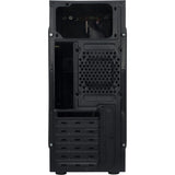 Inter-Tech B-42 RGB Midi-Tower-Gehäuse (schwarz | 3x USB-A | RGB | Fenster)