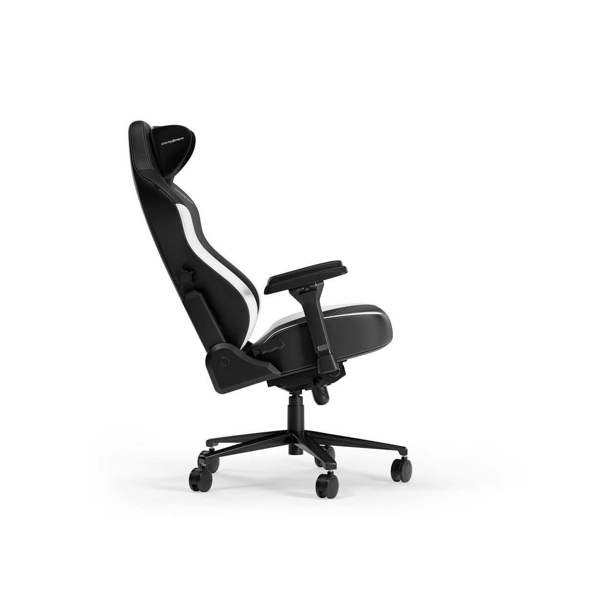 Dxracer craft l black white epu leather gamestoel (zwart wit)