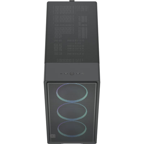 Fractal Design Epoch XL TG RGB Midi-Tower-Gehäuse (schwarz | 2x USB-A | 1x USB-C | RGB | gehärtetes Glas)