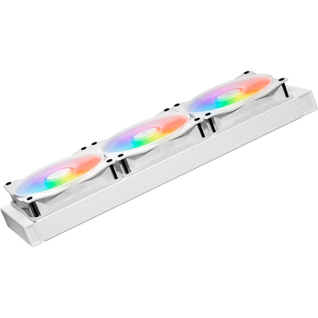 Ruhig sein! Light Wings lx pwm High-Speed-RGB-Gehäuselüfter (weiß, 3 Stück, 120 x 120 x 25 mm)