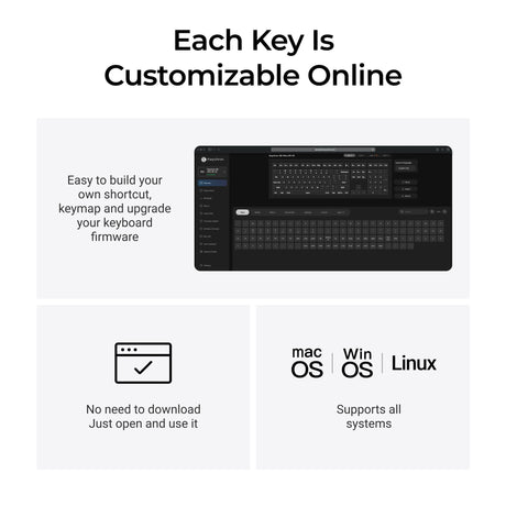 Keychron Q6 Ultra-M3 8K kabellose, benutzerdefinierte mechanische Tastatur (Schwarz, US-Layout (QWERTY), Seidenpombraun, 100 %, RGB, Hot-Swap, 8K, 2,4 GHz Bluetooth 5.2 USB-C)