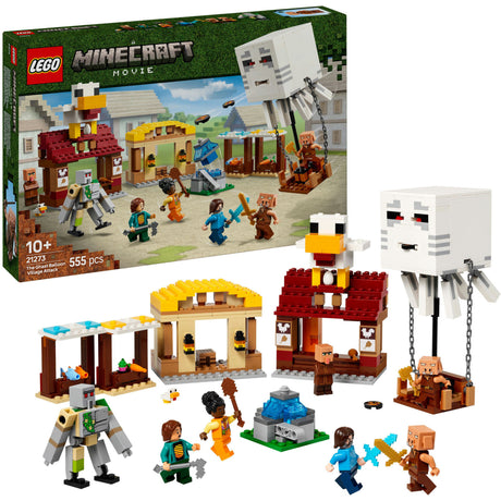 Lego Minecraft: Der schreckliche Ballonangriff auf das Dorf – 21273