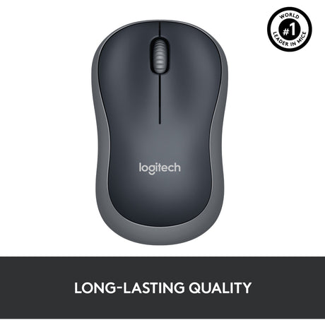 Maus logitech m185 grau, schwarz