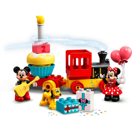 Lego Duplo Disney Mickey Minnie Geburtstagszug, baubares Spielzeug für Kleinkinder 10941