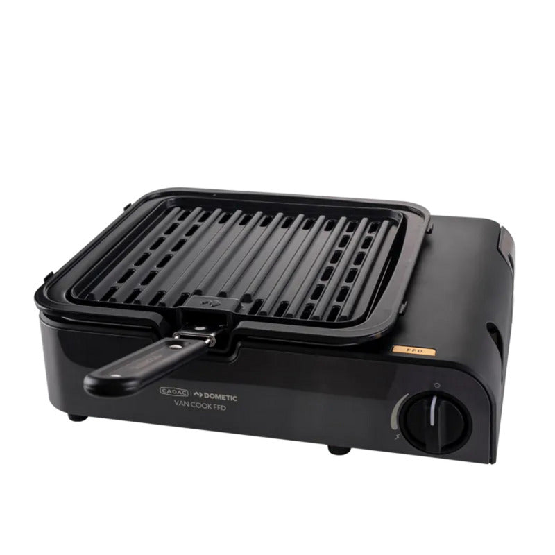 Cadac Van Cook Grillplatte Grillplatte (schwarz, 23,3 x 23,1 cm)