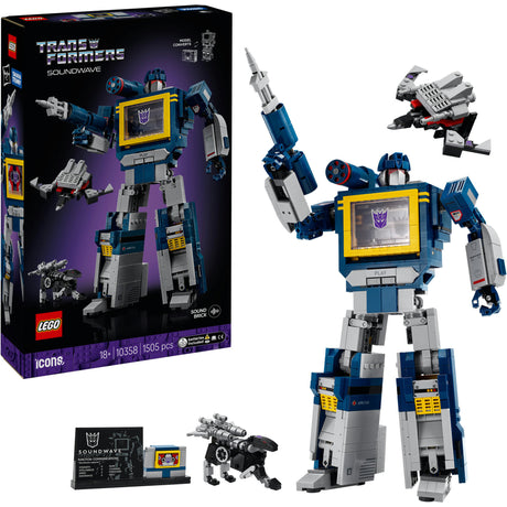 Lego® Icons Transformers: Soundwave – Transformers-Sammlung – 10358