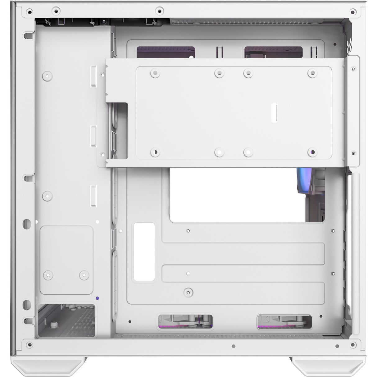 Antec cx60m argb Mini-Tower-Gehäuse (weiß | 3x USB-A | RGB | gehärtetes Glas)