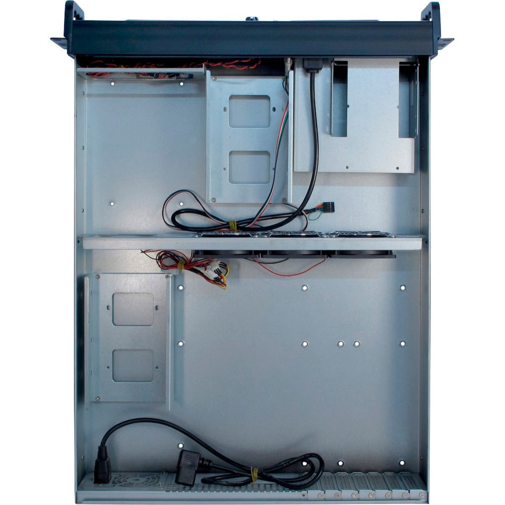 Inter-tech 2u-2098-sl Rackgehäuse (schwarz | 2x USB-A)