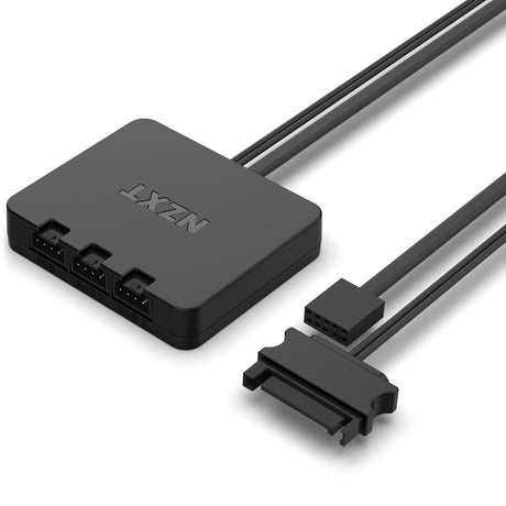 Nzxt F120 RGB Duo Gehäuselüfter (weiß, 3 Stück, 120 x 120 x 25 mm, PWM, inkl. Controller)