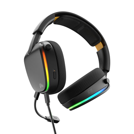 Glorious GHS Eternal RGB – Stereo-RGB-Gaming-Headset, Over-Ear-Gaming-Headset (Schwarz, PC, PS5, PS4, Switch, USB-C)
