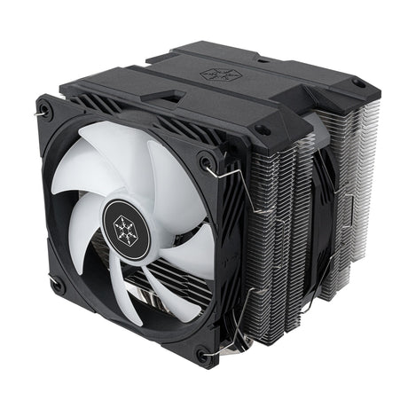 Silverstone SST-HYD140-ARGB CPU-Kühler (4-Pin-PWM-Lüfteranschluss, 4-1 Pin ARGB (5V LED))