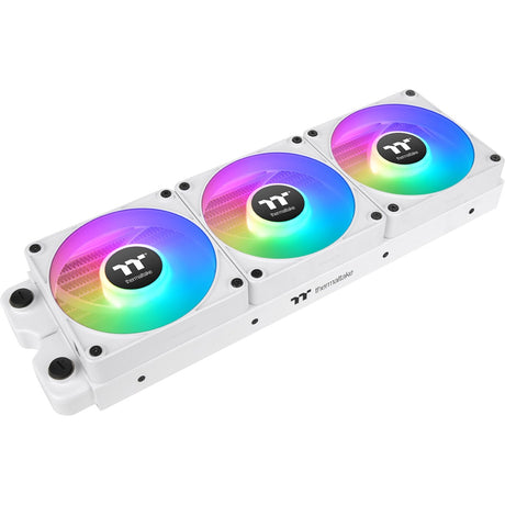 Thermaltake CT120 EX Reverse Argb Sync PC-Lüfter Snow (3-Lüfter-Pack) Gehäuselüfter (weiß, 3 Stück, 120 x 120 x 25 mm, PWM)