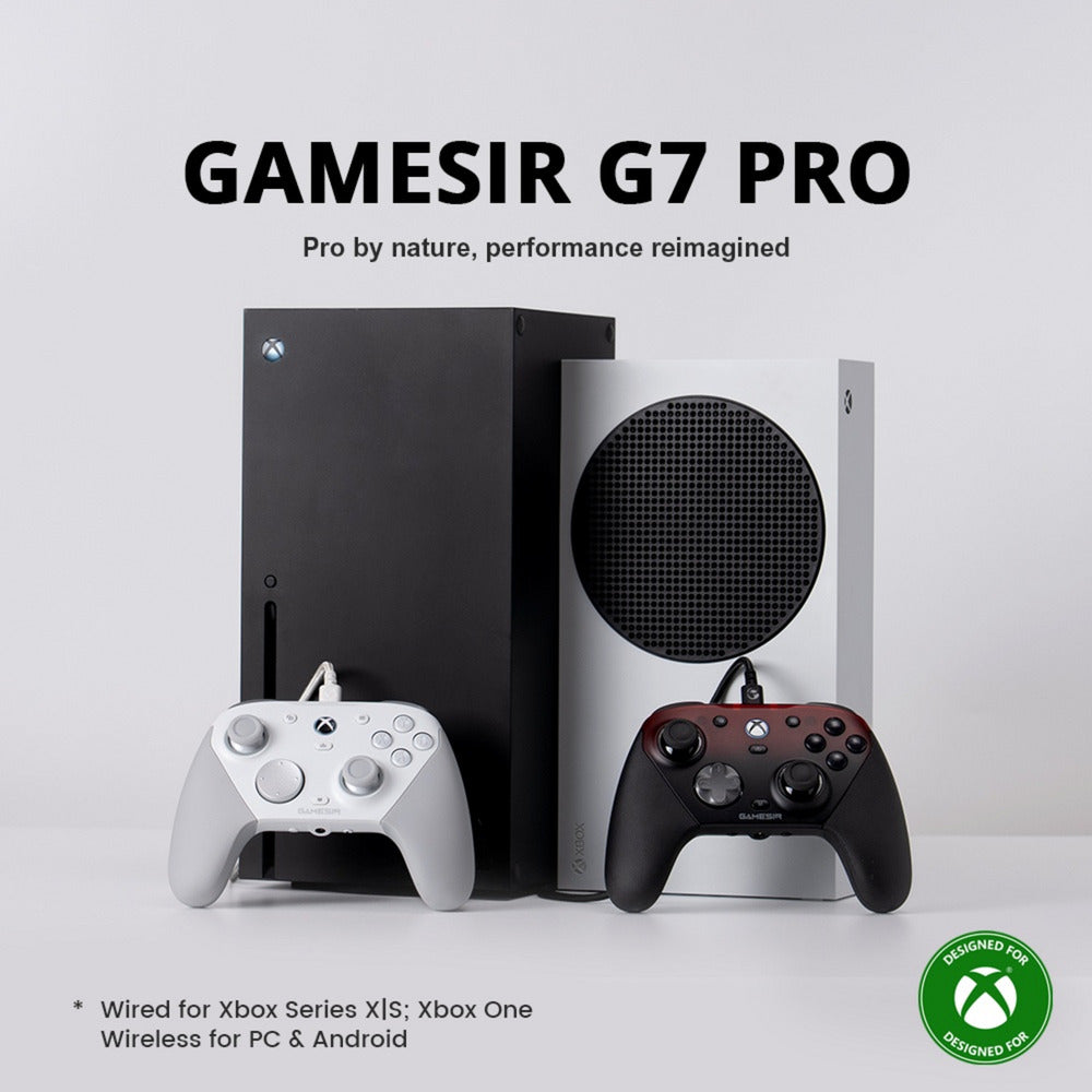 Gamesir G7 Pro Tri-Mode – Shadow Ember Gamepad (schwarz dunkelrot, Xbox Series X|s, Xbox One, PC, Android, Steam)