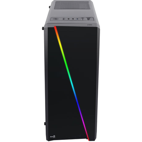 Aerocool Cylon Midi Tower Gehäuse (schwarz | 3x USB-A | RGB | Fenster)