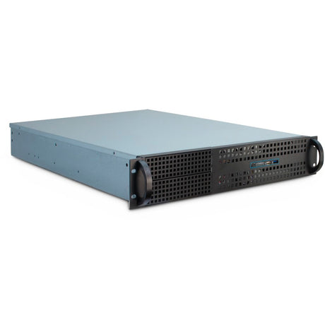 Inter-tech 2u-2129-n Rackgehäuse (schwarz | 2x USB-A)