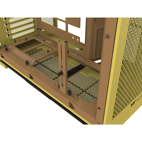 Thermaltake View 390 Air Butter Caramel Midi-Tower-Gehäuse (gelb | 2x USB-A | 1x USB-C | gehärtetes Glas)